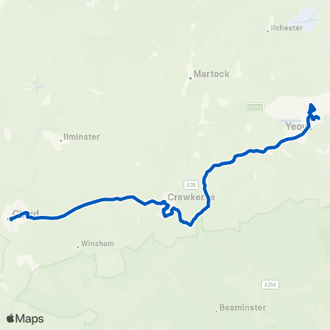 South West Coaches Boden Street - Bus Station map