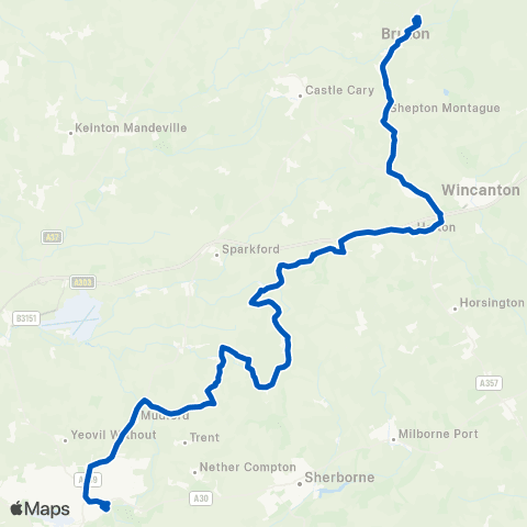 Somerset Council Burrowfield Road - Bus Station map