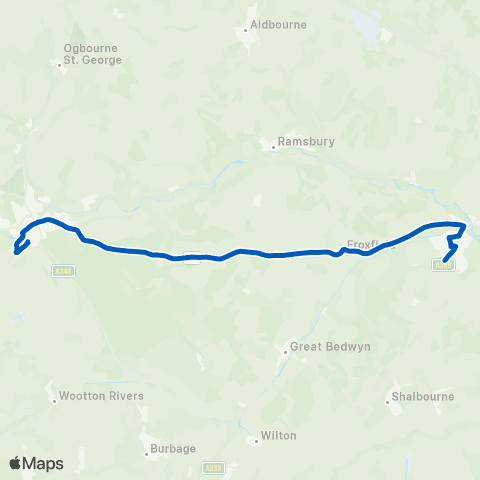 Swindon's Bus Company St Johns School - Kennedy Meadow map