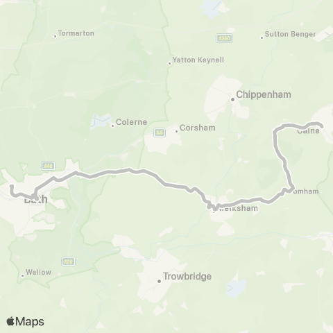 Swindon's Bus Company Bank House - Ladbrokes map