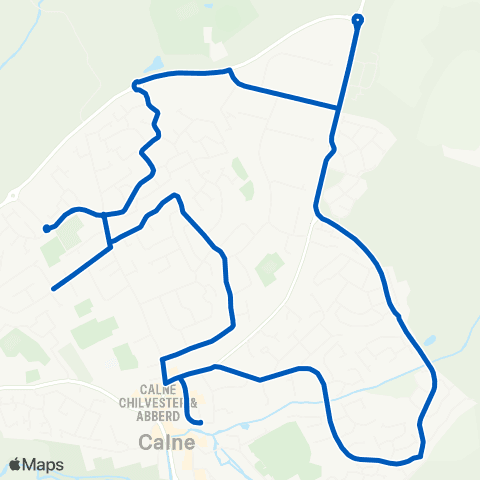 Swindon's Bus Company Sainsburys - Sainsburys map
