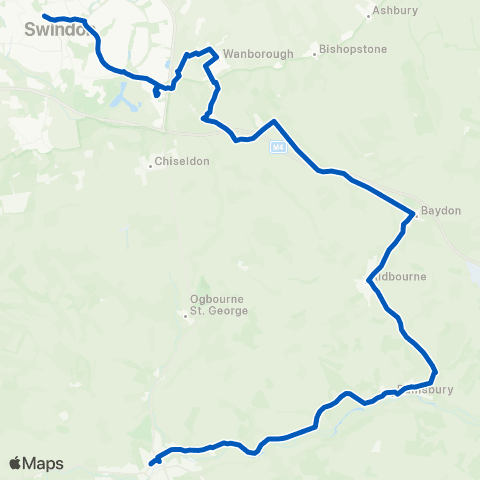 Swindon's Bus Company Lloyds Bank - Fleming Way map
