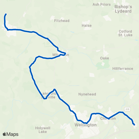 Somerset Council Langley Corner - W Buckland War Memorial map