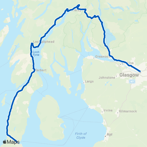 Scottish Citylink Bus Terminus - Buchanan Bus Station map