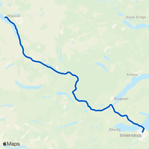 Scottish Citylink Ferry Terminal - Bus Station Stance 3 map