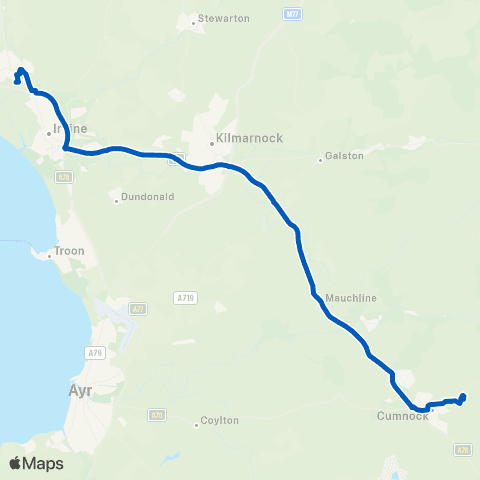 Shuttle Buses Stobbs Terrace - Paterson Avenue map