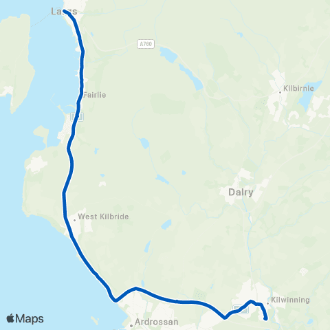 Shuttle Buses Stobbs Terrace - Morrisons Superstore map