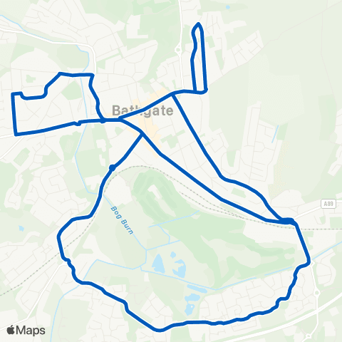 SD Travel Birniehill Roundabout - Birniehill Roundabout map