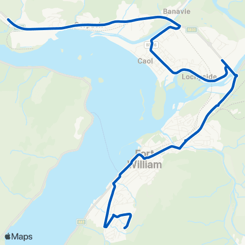 Shiel Buses Annat Industrial Estate - Perth Place map