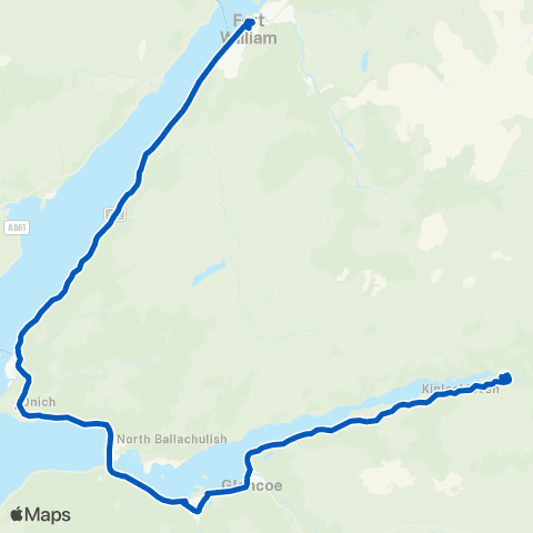 Shiel Buses Morrison Crescent - Bus Station map