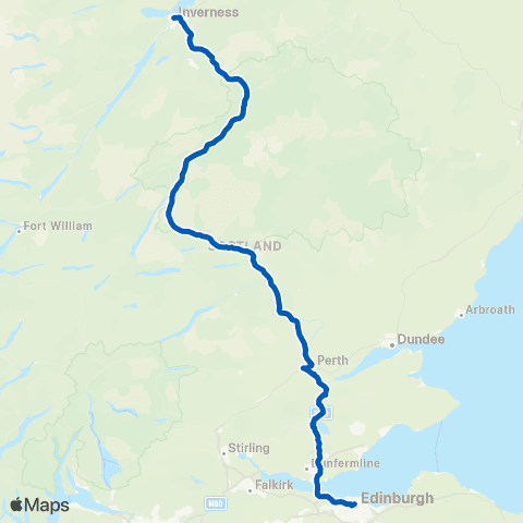 Scottish Citylink Bus Station - Bus Station Stance 3 map