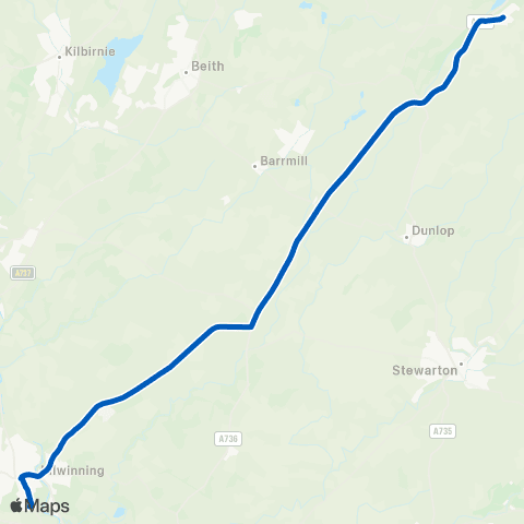 Shuttle Buses Mure Place - Longford Avenue map