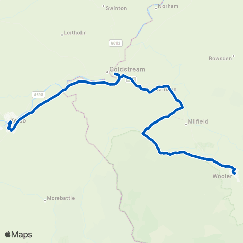 Scottish Borders Council Bus Station - Woodmarket Bus Shelter map