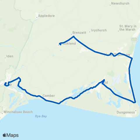 R & J Coaches Railway Station - Church map