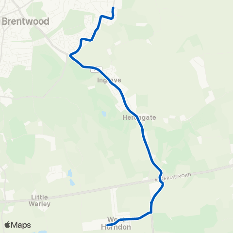 NIBSbuses Railway Station - St Martins School map