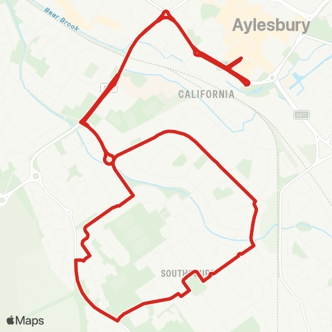 Redline Great Western St - Great Western St map