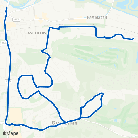 Newbury & District Newbury Wharf - Fetlock Drive map