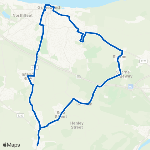 Redroute Buses Secondary School - Barrack Row map
