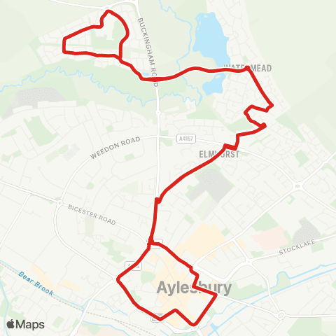 Redline Great Western St - Great Western St map