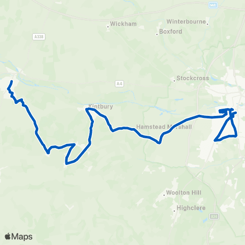 Newbury & District Library - Newbury Wharf map