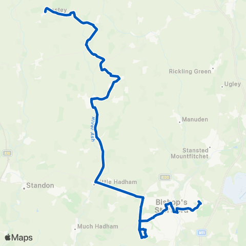 Richmonds Coaches The Street - Interchange map
