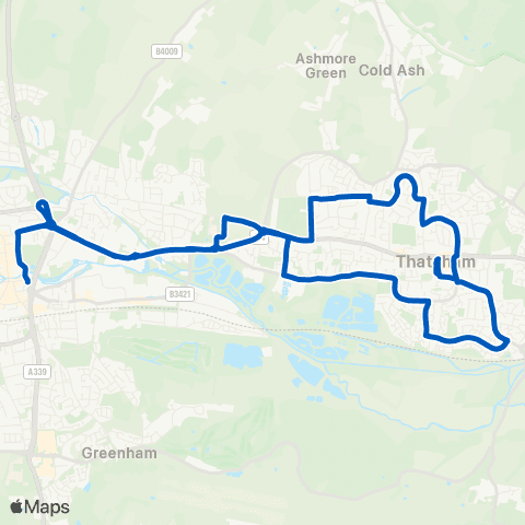 Newbury & District Newbury Wharf - Newbury Wharf map