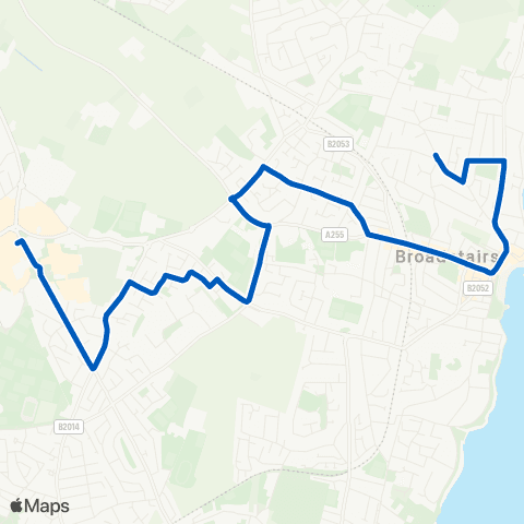 Regent Coaches Lindenthorpe Road - Shopping Centre map