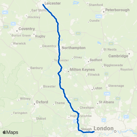 New Bharat Coaches (Southall London) Priory Way / Southall - St Margaret's Bus Sta map