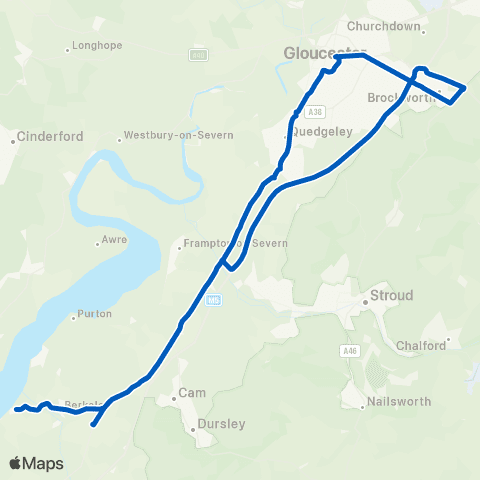 Taylors Travel Applegate's Coaches Garage - Tech Pk map