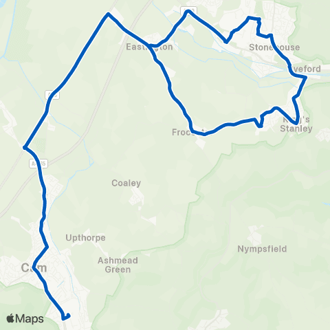 Taylors Travel Alkerton Cross - Rednock School Grounds map