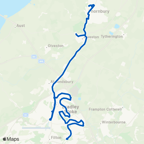Taylors Travel Marlwood School - Abbeywood School map