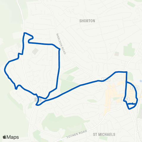 Torbay Buses Bus Station - Bus Station map