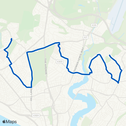 Uni-Link Pinefield Road - General Hospital A / E map