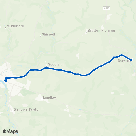 Taw & Torridge Bus Station - Shelter map