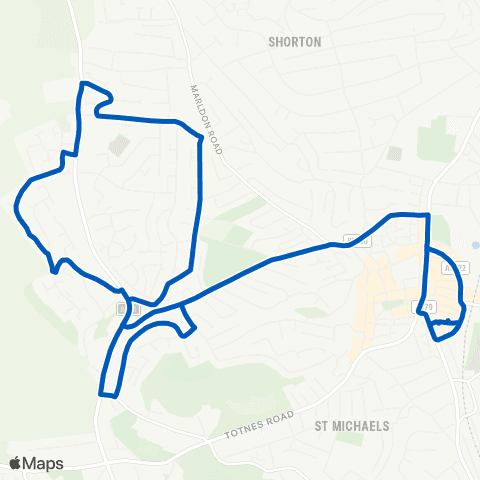 Torbay Buses Bus Station - Bus Station map