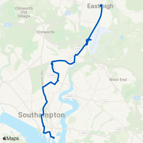 Uni-Link Southampton NOCS - Airport Parkway map