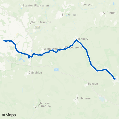 West Berkshire Council Transport Services Fleming Way - Market Square map