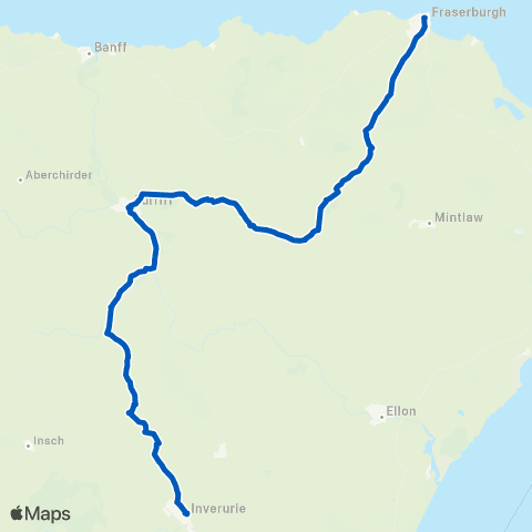 Watermill Coaches Burghmuir Circle - High Street map