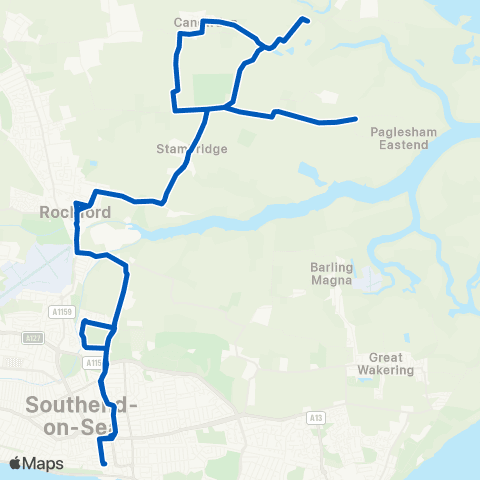 Stephensons of Essex Heygate Avenue - Loftmans Corner map