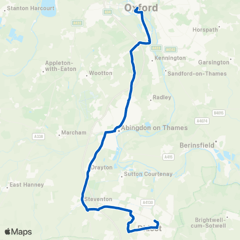 Thames Travel Westgate - Parkway Station map