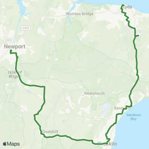 Southern Vectis Bus Station - Transport Interchange map