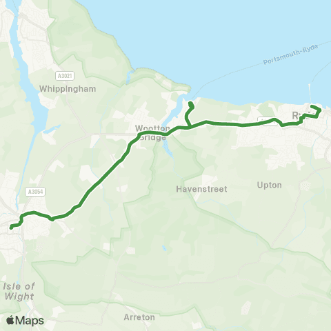 Southern Vectis Transport Interchange - Bus Station map