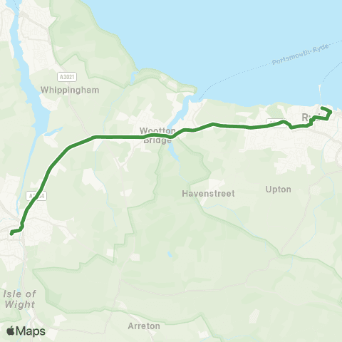 Southern Vectis Bus Station - Transport Interchange map