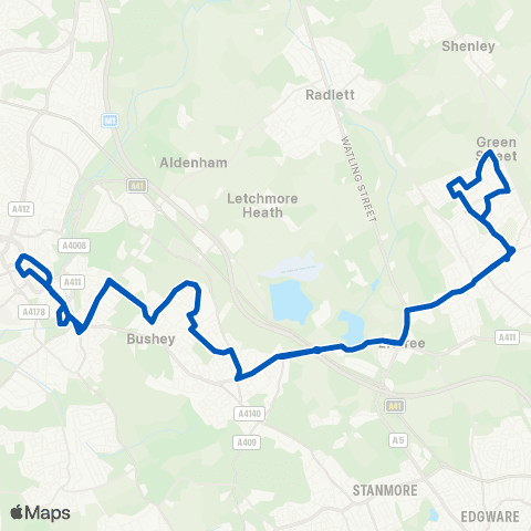 Sullivan Buses High Street - High Street map