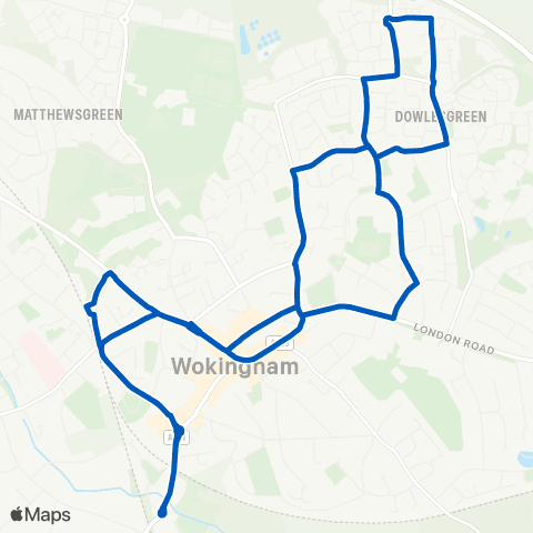 Thames Valley Buses Tesco - Tesco map