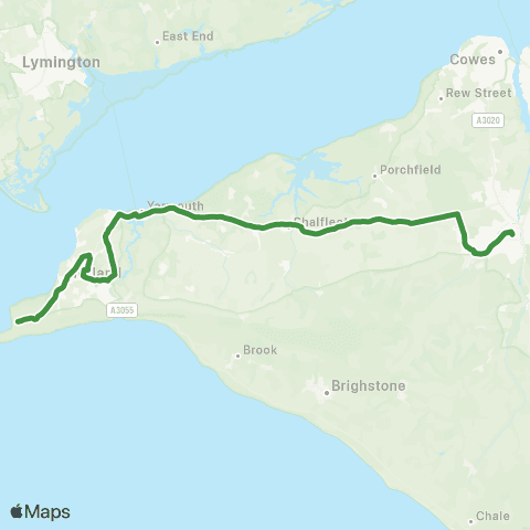Southern Vectis Bus Sta - Needles Landmark Attraction map