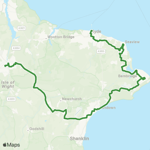 Southern Vectis Bus Station - Transport Interchange map