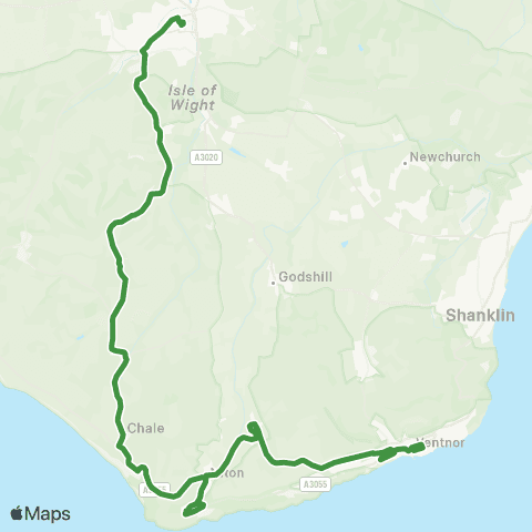 Southern Vectis Bus Station - Boots map