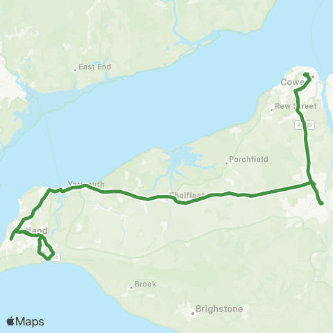 Southern Vectis Enterprise College - Freshwater Bay map