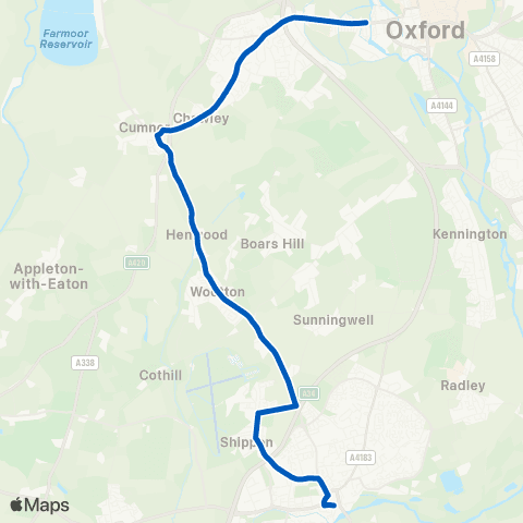 Thames Travel Osney Island - High Street map
